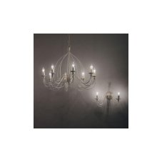 Závesné svietidlo/Luster Ideal lux 005898 CORTE SP8 BIANCO ANTICO 8xE14 40W