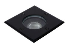 LUCIDE 11800/01/30 BILTIN exteriérové zápustné svietidlo do zeme 10,8cmx10,8cm 1xGU10 IP67 čierna