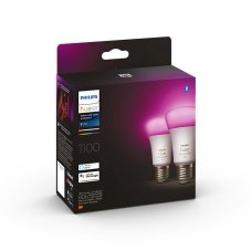 Philips HUE LED White and color Ambiance žiarovka E27 2x9W 1100lm 2000-6500K+RGB stmievateľná BlueTooth 2-set
