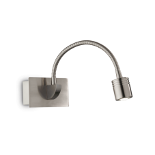 Nástenné svietidlo Ideal lux 031477 DYNAMO AP1 NICKEL 1xLED 3W/200lm 4000K