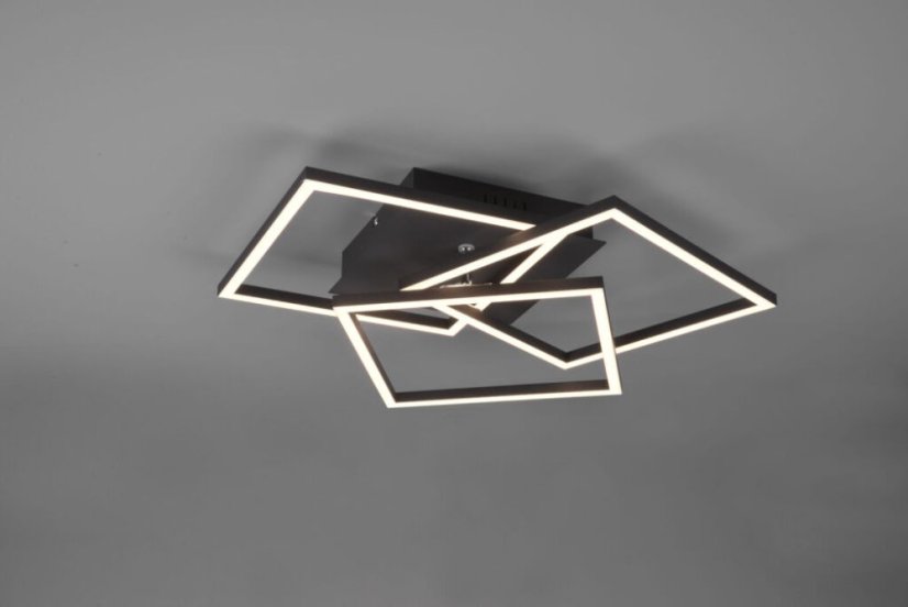 TRIO R62883132 MOBILE stropní svítidlo LED 28W/3200lm 2700-6000K matná černá, dálkový ovladač