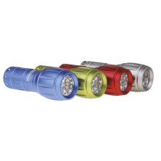 P3882 EMOS LED svítilna ruční kovové, 9x LED, na 3xAAA