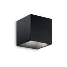 Exteriérové nástenné svietidlo Ideal lux 142302 RUBIK AP1 NERO 1xLED 6W/570lm 4000K čierna IP44
