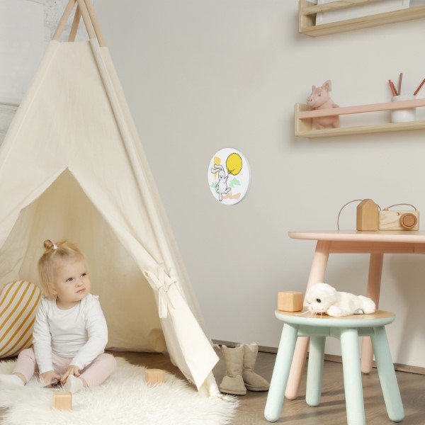 RABALUX 71100 Hopply nástěnné svítidlo dětské D120mm LED 9W/800lm 3000+4000+6500K bílá, vícebarevná