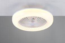 TRIO Reality R64032101 MORA Stropné svietidlo s ventilátorom D450mm SMD LED 13W/1400lm 2700-6500K biela, diaľkový ovládač