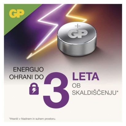 B1376 Baterie GP alkalická knoflíková LR44, výhodné balení 5ks