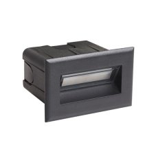 ITALUX ONFL-0332-3K Erba vonkajšie zápustné svietidlo do steny LED 3W/200lm 3000K IP65 čierna