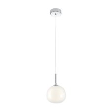 REDO 01-2081 KIWI závesné svietidlo D120mm 1xG9 lesklý chróm, biela