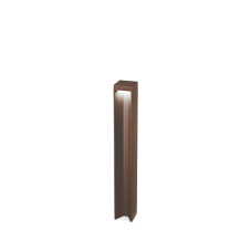 Ideal Lux 294001 KURT vonkajšie stojanové svietidlo/záhradný stĺpik LED V650mm 12W 1000/250lm 4000K kávová