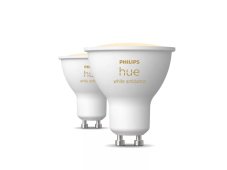 Philips Hue White Ambiance 8720169230033 LED žiarovka GU10 4,2W/400lm 2200-6500K bluetooth 2-set