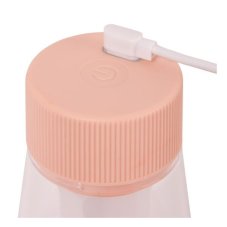 LUCIDE 45500/01/66 LORALI dotyková stolná lampička V160mm LED 1,2W/110lm 2600-3000K IP44 ružová, nabíjateľná batéria, 3StepDIM