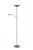 LUCIDE 19791/24/02 ZENITH stojacia lampa V1800mm LED 20W/1600lm, 4W/320lm 3000K mosadz, stmievateľná