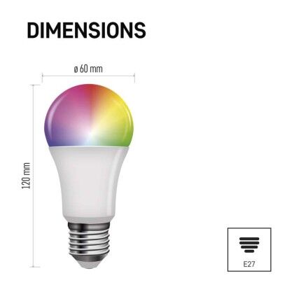 Emos ZQZ514R LED žárovka E27 GoSmart A60 9W 806lm 2700–6500K