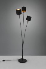 TRIO R46333979 TOMMY stojací lampa 3xE14 matná černá