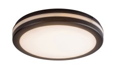 RABALUX 77035 Indre vonkajšie stropné svietidlo LED D300mm 28W/2450lm 3000+4000+6500K IP54 čierna, biela