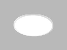 LED2 2182631 SLIM-R, L okrúhle zápustné bodové svietidlo 220mm 20W/1600lm 3000K IP43 biela