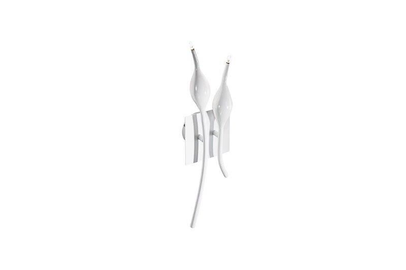 AZzardo AZ0047 DECOline SNAKE WALL WHITE nástěnné svítidlo 2xG4 20W IP20 bílá