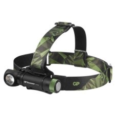 GP P8555 LED nabíjacia čelovka 600lm Li-Ion mikro USB IPX4 čierna