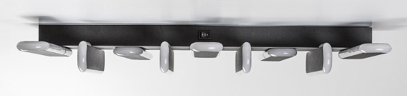 RABALUX 71049 Sindri stropné svietidlo LED 46W/2500lm 3000+4000K čierna, biela