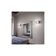 Nástenné svietidlo Ideal lux 187365 CLIP AP2 SMALL CORTEN 2xE27 60W