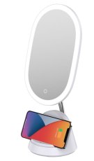 Immax 08970L FACE zrkadlo 3v1 LED 4W 70lm 4000-5000K, biela, dotykové ovládanie, nočné podsvietenie