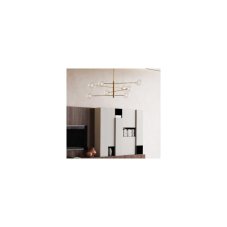 Ideal Lux 275215 EQUINOXE závesné svietidlo 8xG4 D1280mm mosadzná