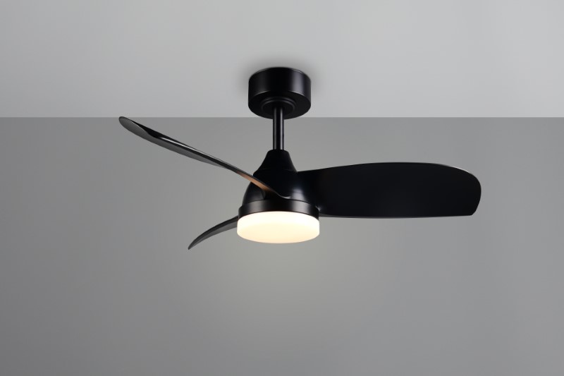 TRIO Reality R62732132 HELSINKI Stropný ventilátor s osvetlením D900mm SMD LED 20W/2500lm 2700-6000K čierna, diaľkový ovládač
