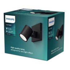 Philips 8719514435292 Runner stropné bodové svietidlo/spot 1xGU10 čierna