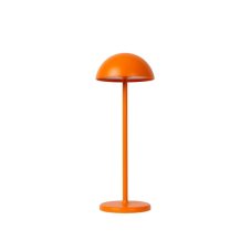LUCIDE 15500/02/53 JOY vonkajšia dotyková stolná lampička LED V320mm 1,5W/188lm 3000K IP54 oranžová, nabíjateľná batéria, USB kábel