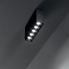 Ideal Lux 244884 LIKA stropní svítidlo LED 12,5W/1100lm 3000K černá