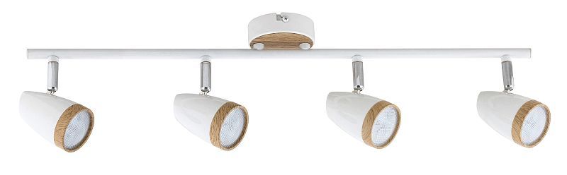 RABALUX 5567 Karen spot LED 4X 4W 4x280 lm 3000K bílá, imitace dřeva
