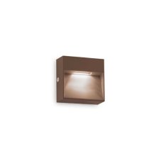 Ideal lux 328621 OUTDOOR DEDRA BIG venkovní nástěnné svítidlo LED 1,5W 160/50lm 3000K IP65 kávová
