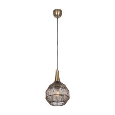 TRIO 365430104 SORAYA závesné svietidlo D260mm 1xE27 starožitná mosadz, čierna