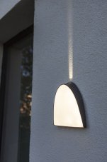 LUTEC 5188801118 APOLLO nástenné LED svietidlo 14W 3000K IP54 tmavá šedá
