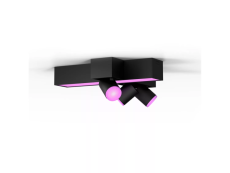 Philips HUE White and color ambiance 8720169318670 Centris stropné svietidlo LED/3-spot LED 25W + 3xGU10 4,2W 2000-6500K+RGB čierna