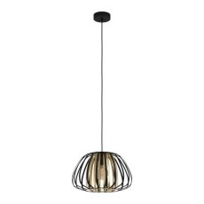 Eglo 99666 ENCINITOS závěsné svítidlo E27 3x40W černá, zlatá