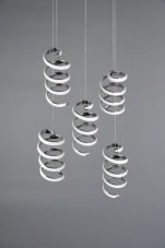 TRIO Reality R34185306 LAOLA závesné svietidlo SMD LED 3x8W/3x1250lm 4000K chrómová, switchdimmer