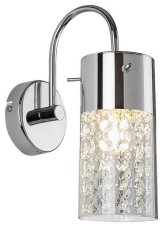 RABALUX 2194 Niagara nástěnné svítidlo 1xE14 IP44 chromová, průhledná