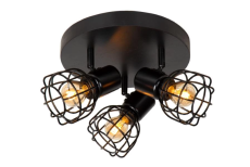 LUCIDE 00929/13/30 FILOX stropné bodové svietidlo/spot D250mm 3xE14 čierna
