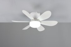 TRIO Reality R67462131 LUND Stropný ventilátor s osvetlením D530mm SMD LED 8W/850lm 2700-6500K biela, diaľkový ovládač