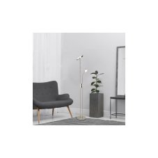 RABALUX 3239 Ophus stojanové svietidlo LED V1800mm 23W/360lm, 4,5W/360lm 3000K saténová chrómová, stmievateľné