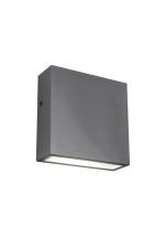 LUTEC 5104004001 GEMINI XF exteriérové nástenné svietidlo LED 9,5W 750lm 4000K IP54 nehrdzavejúca oceľ