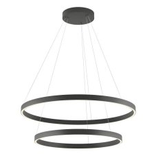 REDO 01-2898 FEBE závesné svietidlo D800mm LED 82W/5576lm 4000K čierna, switchdimmer