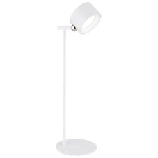 GLOBO 58436W JORJE dotyková stolná lampička V350mm LED 4,5W/120lm 3000+4000+5000K biela USB kábel, nabíjateľná batéria
