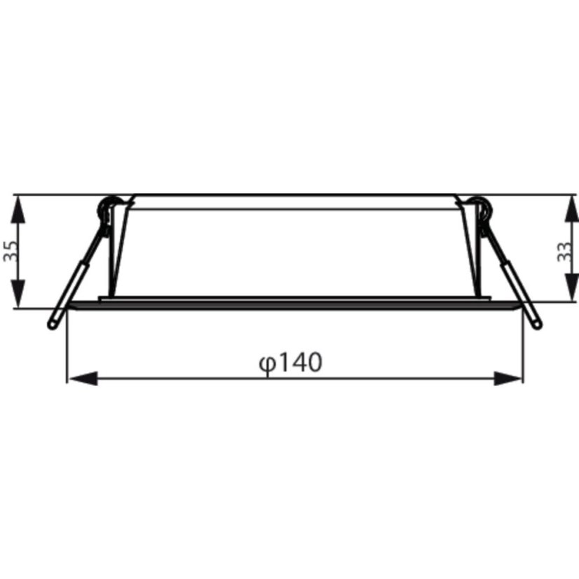 Philips 59464 MESON 125 zápustné svítidlo LED D140mm 12,5W 1300/960lm 4000K bílá 8720169173781
