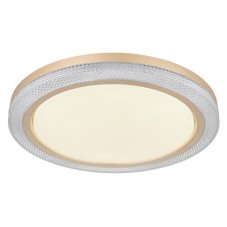 GLOBO 41372-24 BOLLY stropné svietidlo D505mm LED 20W/1100lm 2700-6500K biela, zlatá, diaľkový ovládač