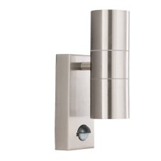 Searchlight 7008-2SS-LED OUTDOOR & PORCH exteriérové nástenné svietidlo GU10 2x3W 270 lm IP44