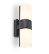 LUTEC 5198101118 CYRA nástenné LED svietidlo 16,1W 3000K IP54 tmavá šedá