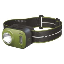 GP P8567 LED nabíjacia čelovka 500lm Li-Po USB-C IPX6 šedo-zelená