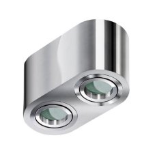 AZzardo AZ2817 DECOline BRANT 2 IP44 CHROME přisazené bodové svítidlo / spot 2xGU10 50W IP44 chrom